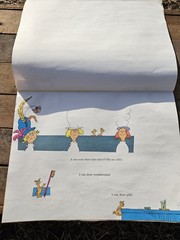 1970 Dr. Seuss — I Can Draw It Myself Book — 16 x 12″- All Pages Are Clean But 1
