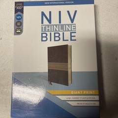 Thinline Bible by Zondervan Staff (2017, Imitation Leather)