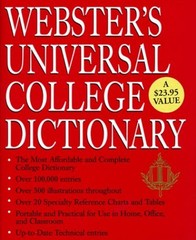 Websters Universal College Dictionary Premium – Hardcover – VERY GOOD