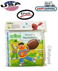 Sesame Street Ernie’s Touchdown Bubble Book (1 Pack) – Great For Bath Time – New