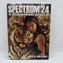 Spectrum 24 Book Best in Contemporary Fantastic Art By John Fleskes 1st Print HC