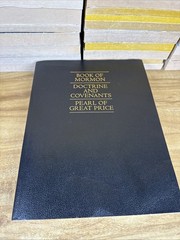 LDS Triple Combination Extra Large Print Scriptures Book of Mormon D&C 8.5 x 11″