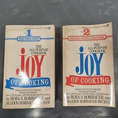 Joy Of Cooking Vol 1 & 2 The All Purpose Cookbook Appetizer Desserts Main Course