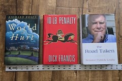 Lot of 3 Books 10-LB. Penalty + World of Hurt + The Road Taken HC/DJ
