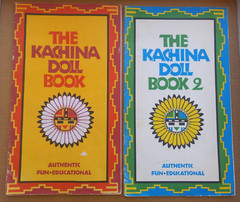 Pair of Vintage Kachina Doll Coloring Books Donna Greenlee 1972 73