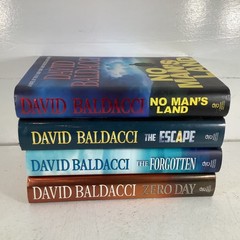 David Baldacci John Puller Complete Series 1-4 HC DJ Like New