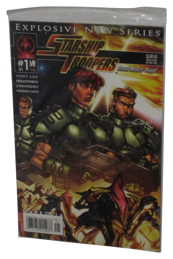 Starship Troopers Dead Man’s Hand #1 (2006) Markosia Comic Book Pack – (2 Comics