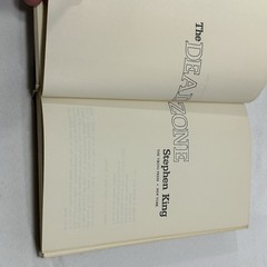 The Dead Zone by Stephen King Book Club Edition, Viking HCDJ 1979 1st Edition