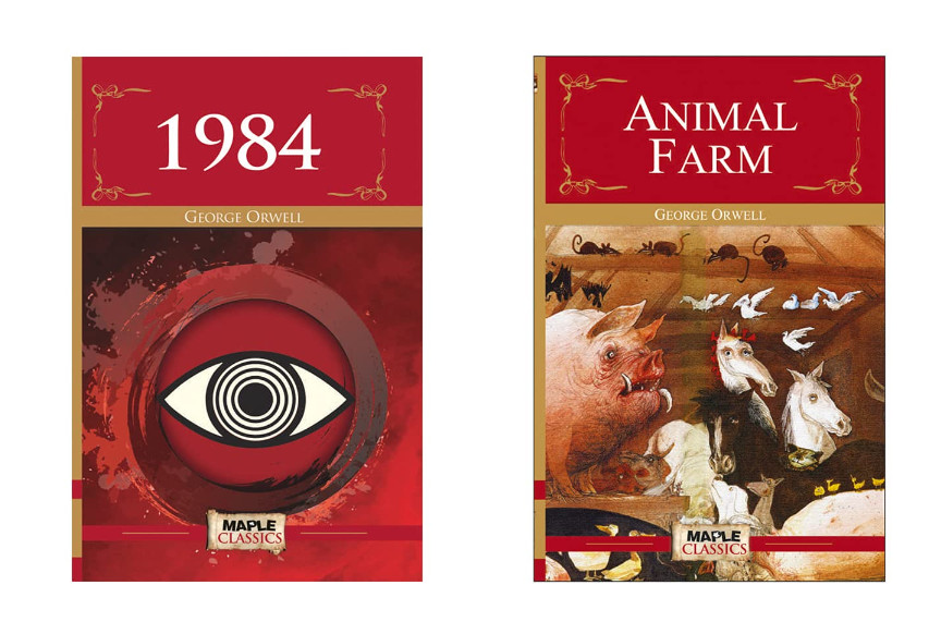 1984 & Animal Farm by George Orwell, (Set of 2 Books) Paperback – BRAND NEW