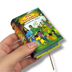 New Testament Children’s Bible nice illustrations in 432 pgs mini book hardcover