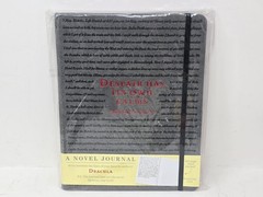 A Novel Journal: Dracula by Bram Stoker, Tiny Print Serving As Journal Lines NEW