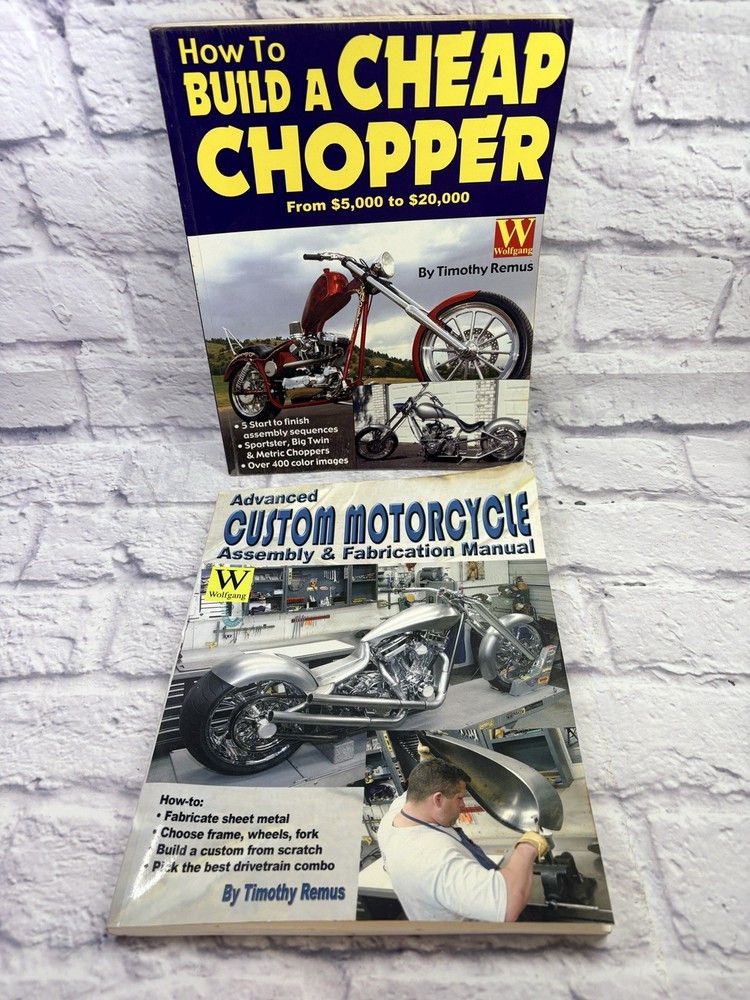 Advanced Custom Motorcycle Assembly & Fabrication Manual & Build Cheap Chopper