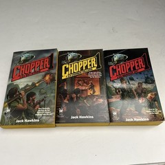 RARE Chopper 1 Books #11, 14, 15 Jack Hawkins 1st Eds Very Good Lot Vietnam War