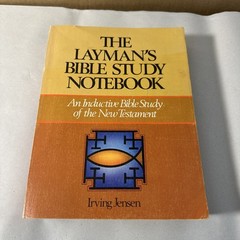The Layman’s Bible Study Notebook by Irving Jensen 1978 Religion Book