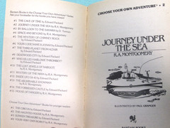 VTG Journey Under the Sea CYOA # 2 – SPECIAL BOOK FAIR EDITION- R. A. Montgomery
