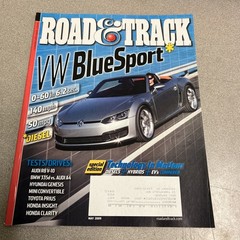 Road & Track/May/2009/Vw Blue Sport/140 Mph/50 Mpg/Diesel/0–60 And 6.2 Sec./F15D