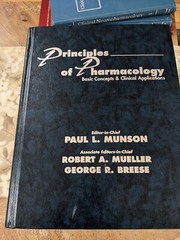 Principles Pharmacology by Munson, Paul Lewis