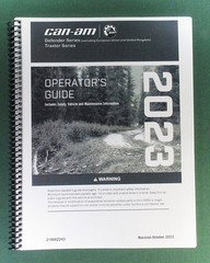 2023 Can-Am Defender DPS HD7 Owner’s Manual: 252 Pages & Protective Covers