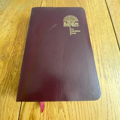 The NIV Rainbow Study Bible Bold Line Edition Burgundy