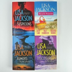 4x Lisa Jackson Large Paperback Books – Multiple Titles – Romantic Suspense