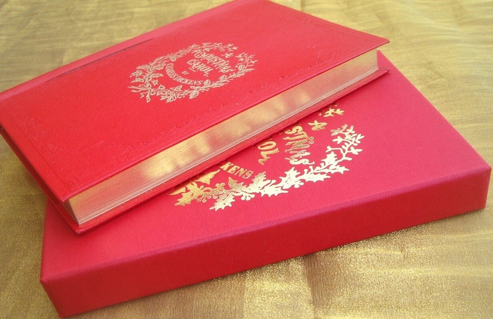 A CHRISTMAS CAROL Charles Dickens Fine Facsimile Edition & Slipcase – Gilt Edges