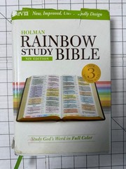 Holman Rainbow Study Bible NIV Edition 2015, HC/DJ Color Coded Ships Fast