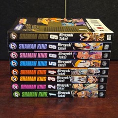 Shaman King Manga Shonen Jump Volumes 1-6 + 8 + 9 Set Hiroyuki Takei Set of 8