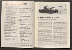 AFV Weapons Profile No. 38 Conqueror Heavy Gun Tank 1972 1st Ed. Reference-Vtg