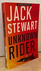 Unknown Rider ARC Uncorrected Proof Battle Born Thriller by Jack Steward 2023 SC