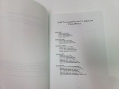 1994 Sony University Sales Training & Field Manual for Television Products