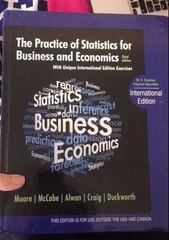 The Practice of Statistics for Business and Economics by Moore – Same as US Edi