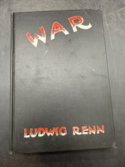 RARE EDITORIAL COPY “WAR” Ludwig Renn WWI 1929 1st Edition