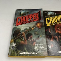 RARE Chopper 1 Books #11, 14, 15 Jack Hawkins 1st Eds Very Good Lot Vietnam War
