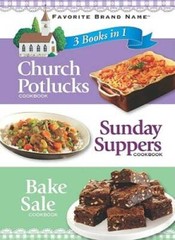 3 Books In 1: Church Potlucks, Sunday Supper, and Bake Sale (3 in – VERY GOOD