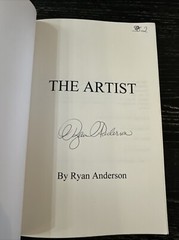 The Artist by Ryan Anderson – Author Signed, 2008 Lulu, PB-260 Pages, PO-VG++