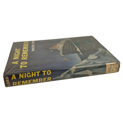 Vtg A NIGHT TO REMEMBER by Walter Lord Titanic USA 1955 1970 HC DJ 15th Ex Lib