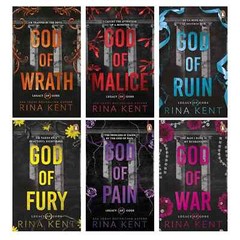 Legacy of Gods Series 6 Books Set by Rina Kent (Malice,Pain,Wrath,Ruin,Fury,War)