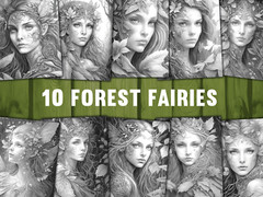 Adult Coloring Pages Bundle Fairy bundle 430 pages Printable Pages