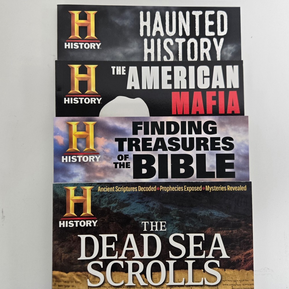 4 History Channel Bookazines ~ Mafia, Haunted History, Bible Treasures, Dead Sea