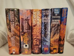 Lot of Six Robert Jordan Wheel of Time Series 1st Ed, 1st PRINTS HC 8,9,11-13+