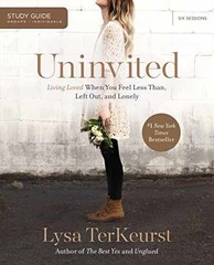 Uninvited Study Guide: Living Loved – Paperback, by TerKeurst Lysa – Very Good m