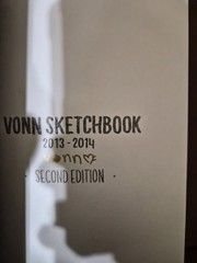 SIGNED 1st 2nd Ed Vonn Sketchbook I-IV 1-4 Timothy Von Rueden Vonnart Art Books