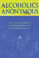 Alcoholics Anonymous 4th Edition 2001 Big Book AA Text 26th Printing HC DJ VG