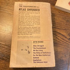 Ayn Rand Lot Paperback Books 60s 70s Romantic Manifesto Objectivist Unknown Idea