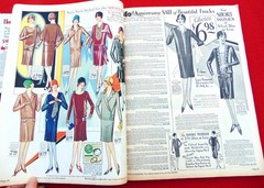 RARE 1928 BELLAS HESS 40TH ANNIVERSARY FASHIONS STYLE BOOK~FALL/WINTER~295 PAGES