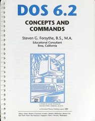 DOS 6.2 Concepts and Commands Steven Forsythe 1993 Computer Programming Course