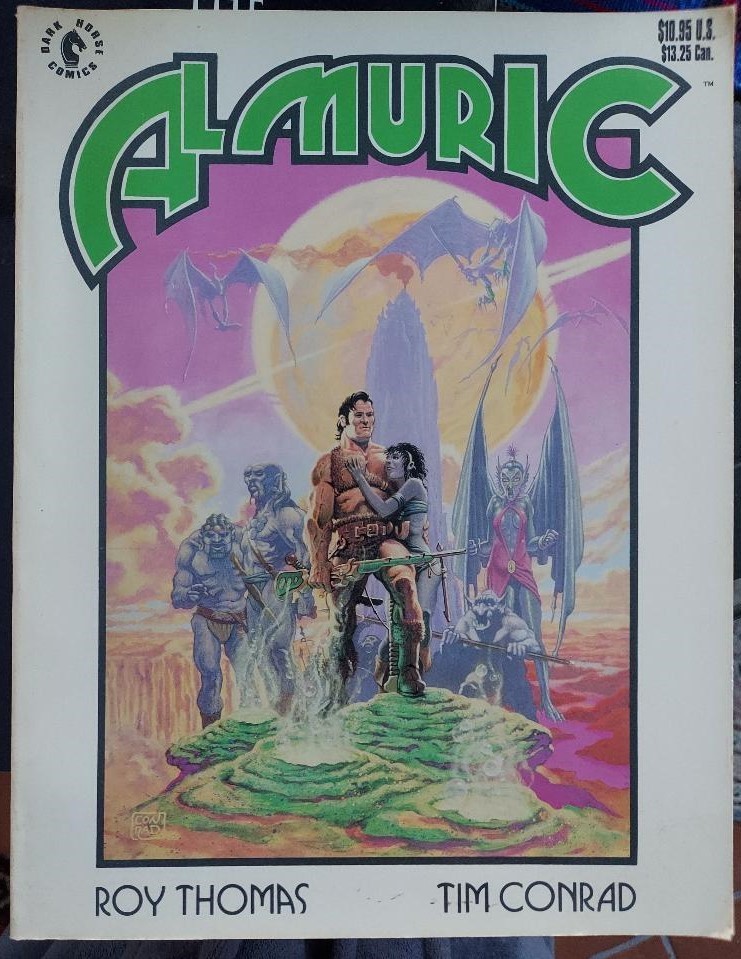 Robert E. Howards’s ALMURIC signed by Roy Thomas