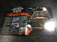 1985 OMC Cobra Stern drive Brochure Catalog 2.5L 3.0L 4.3L 5.0L 5.7L V8 4 cyl V6