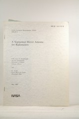 A Segmented mirror antenna for radiometers (SuDoc NAS 1.15:102045) – NASA Nation