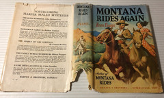 b Evan Evans aka Max Brand MONTANA RIDES AGAIN 1934 Harper Bros First Edition